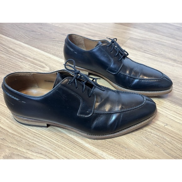 Magnanni Other - Magnanni Men's Shoes Size 9.5 Split Toe Black Leather Dress Shoes 14809